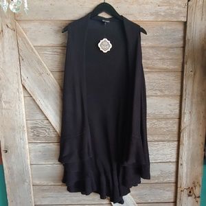 SOFT LONG CARDI VEST